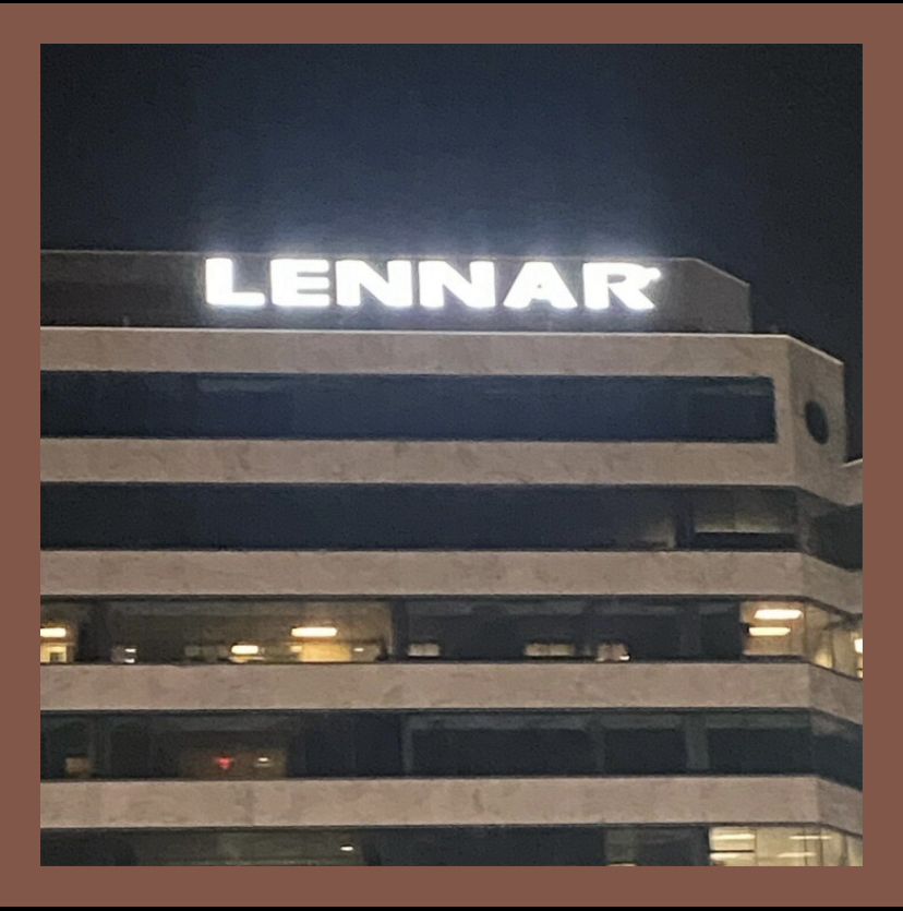 Exterior Signage for Lennar