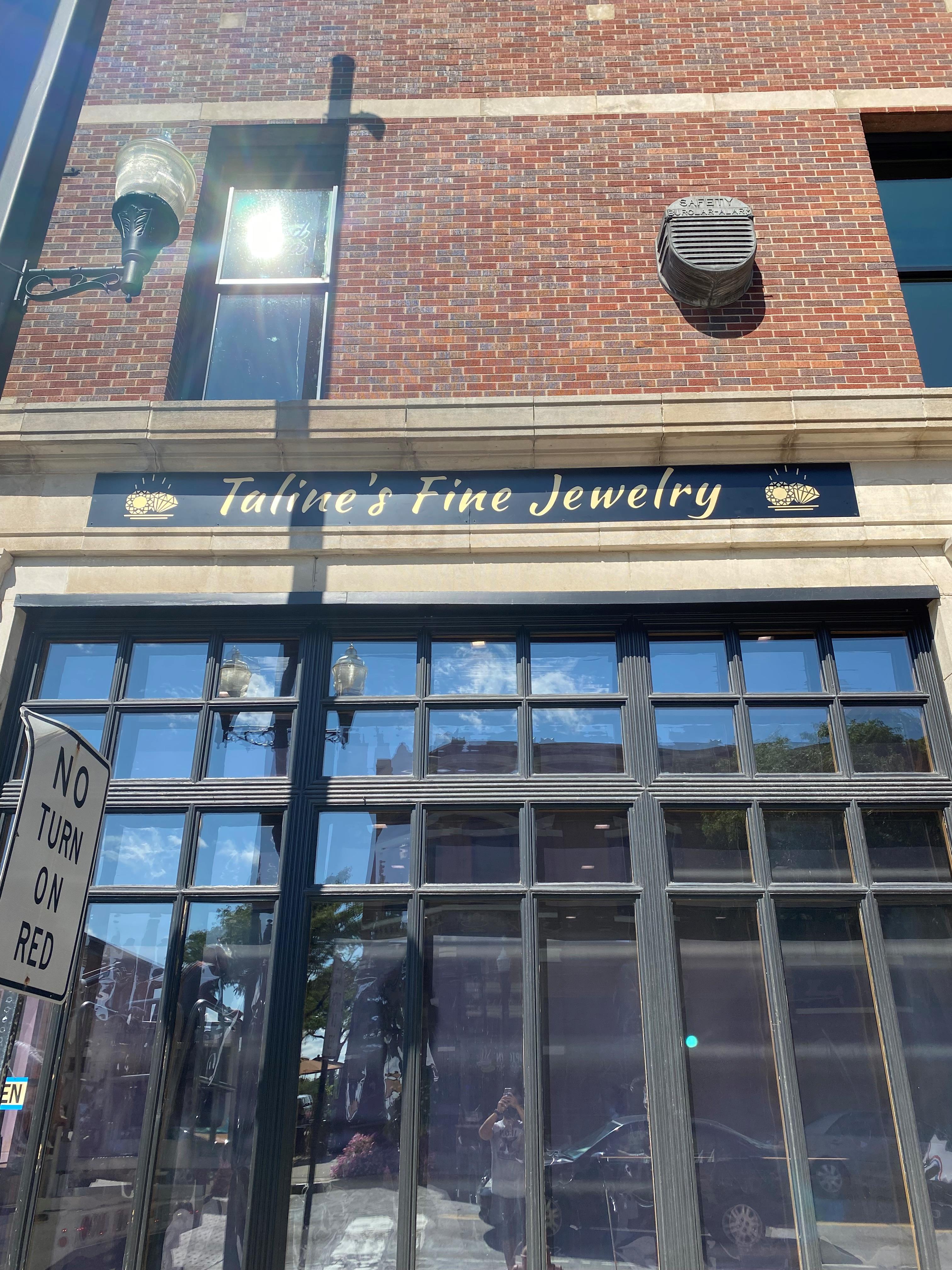 Taline's Fine Jewelry Building Signage