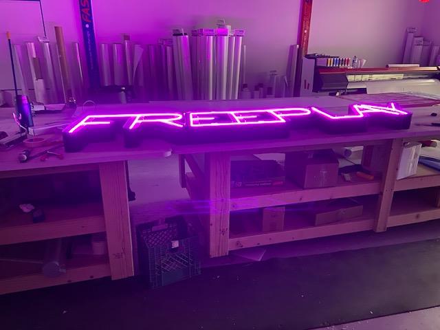 Freeplay Channel Letters