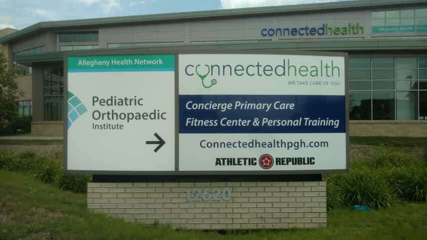 Connected Health signage