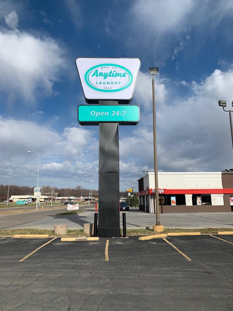 Anytime Laundry Outdoor Sign