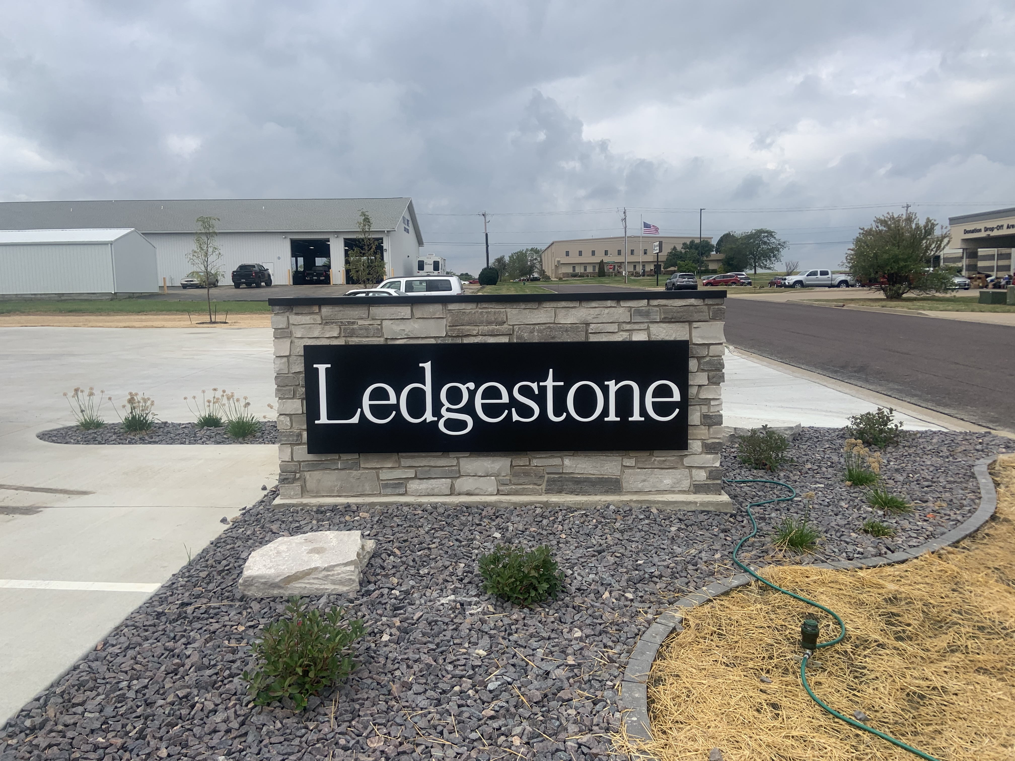 Exterior Business Sign for Ledgestone