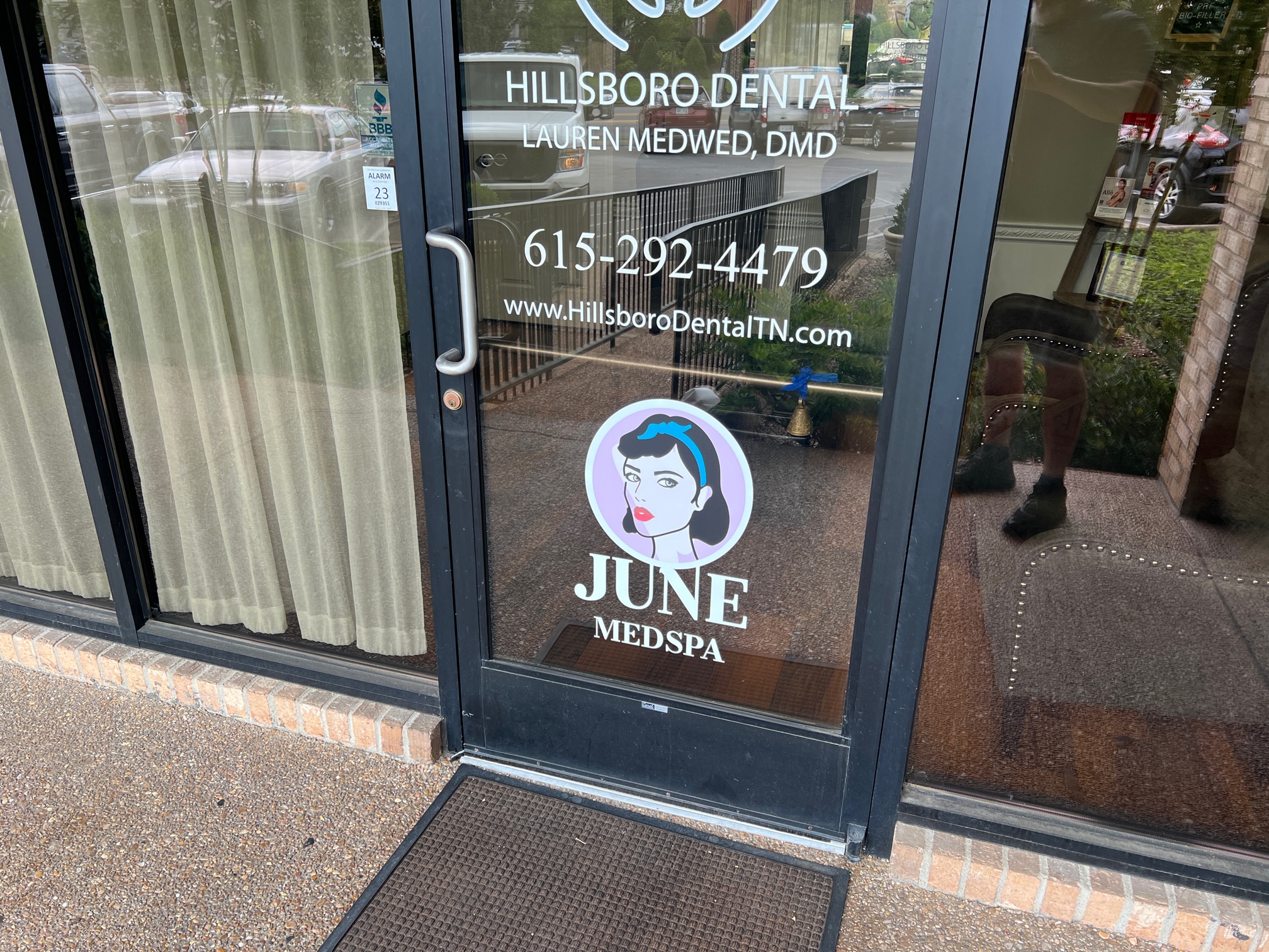 June Medspa Exterior Signage