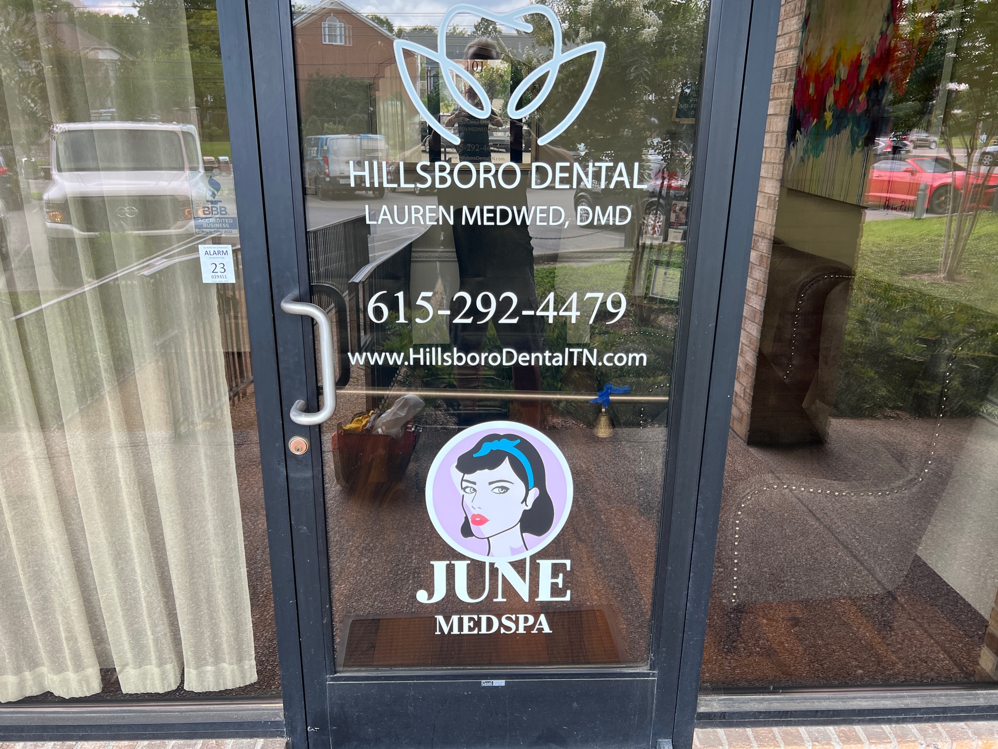June Medspa Exterior Signage