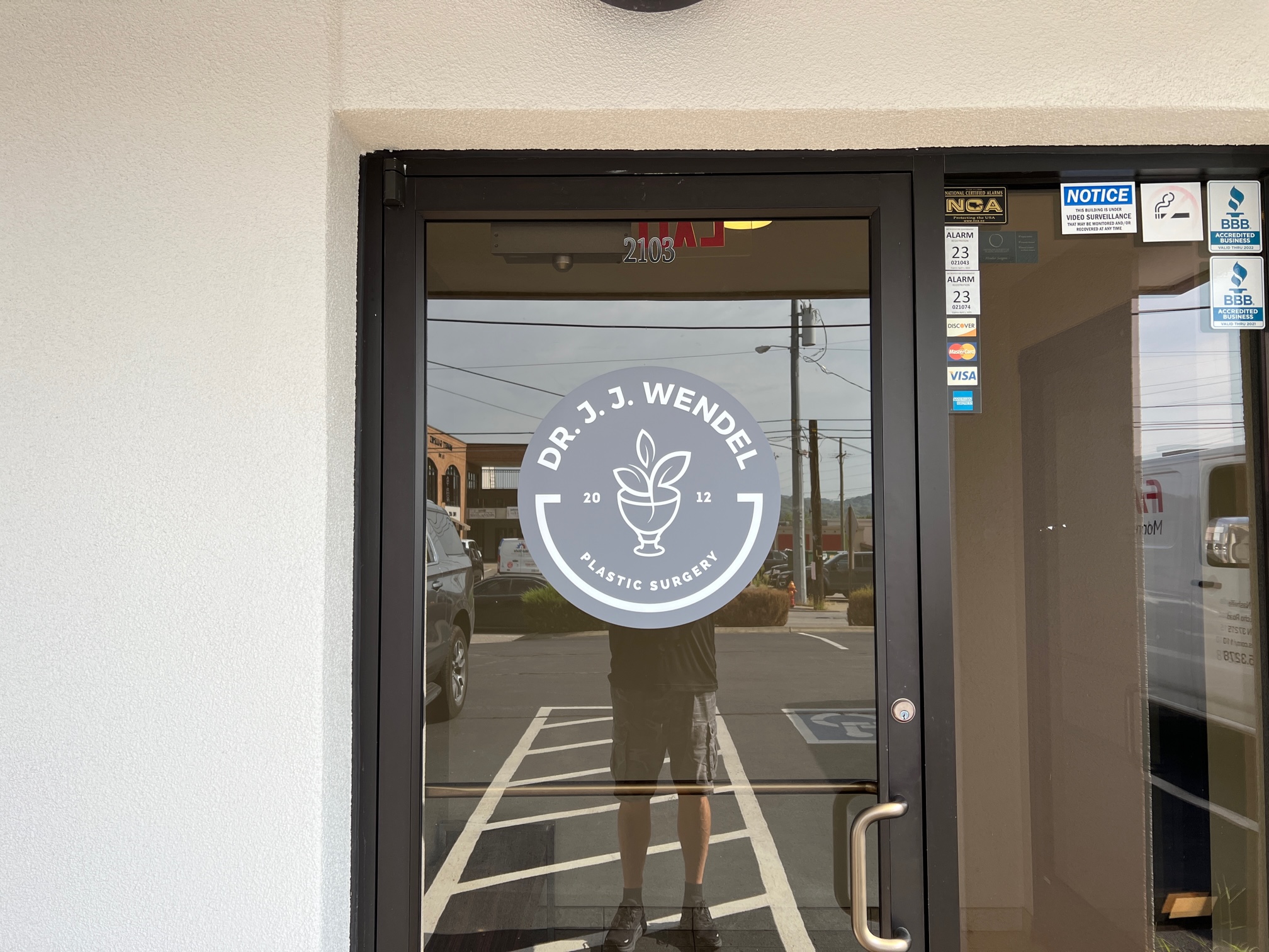 Dr JJ Wendel Exterior Signage