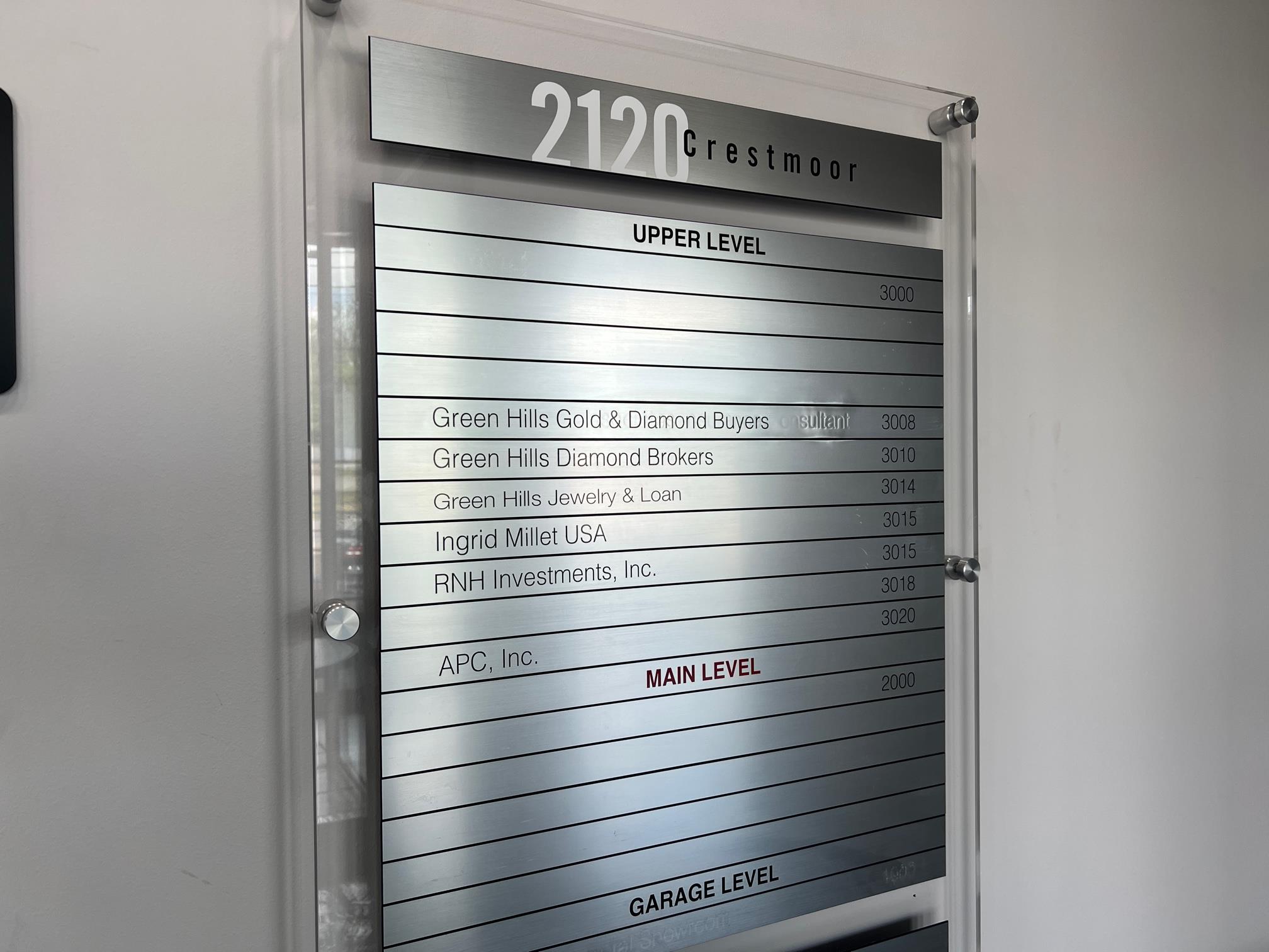 Wayfinding Interior Signage