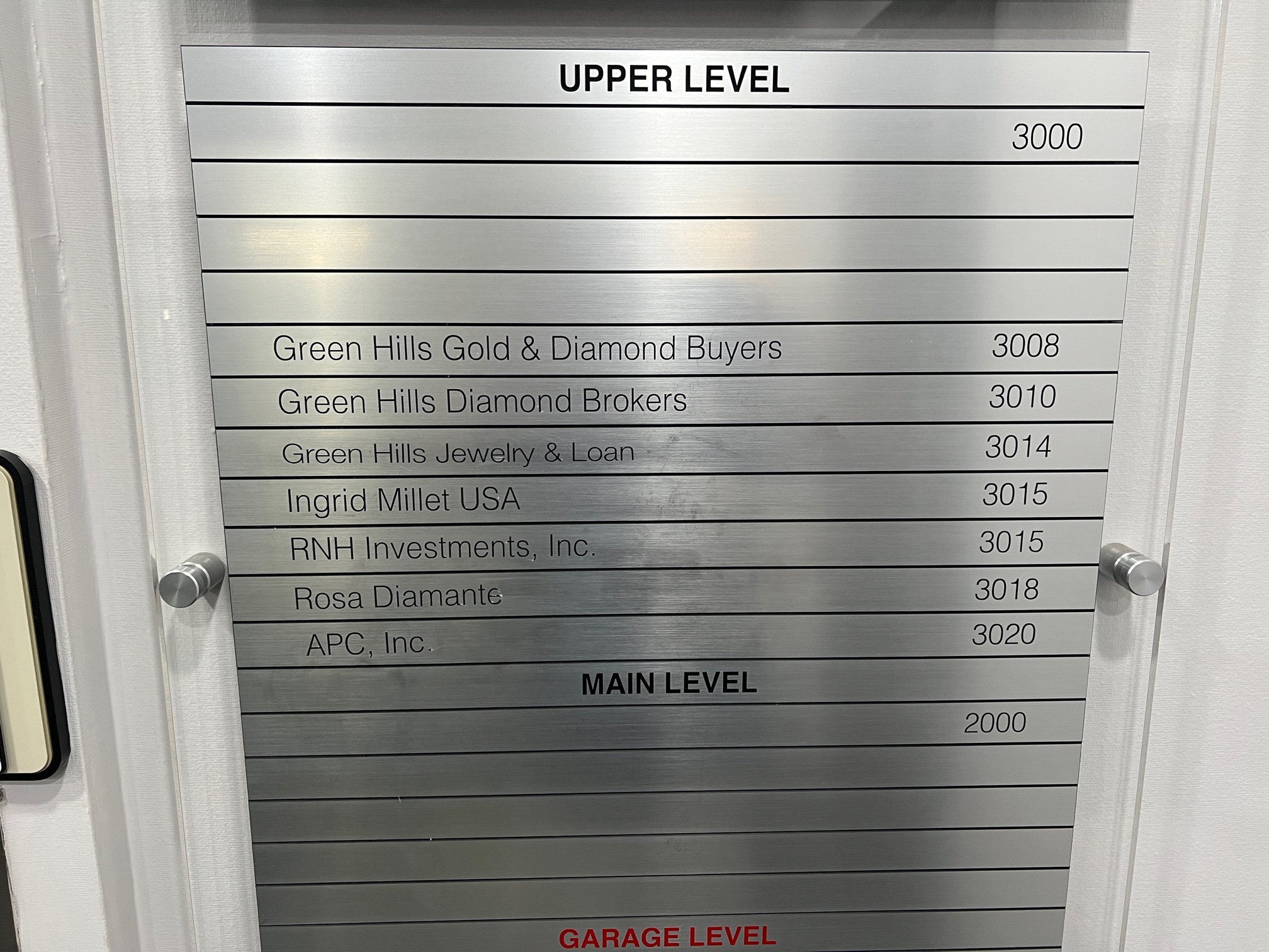 Wayfinding Interior Signage