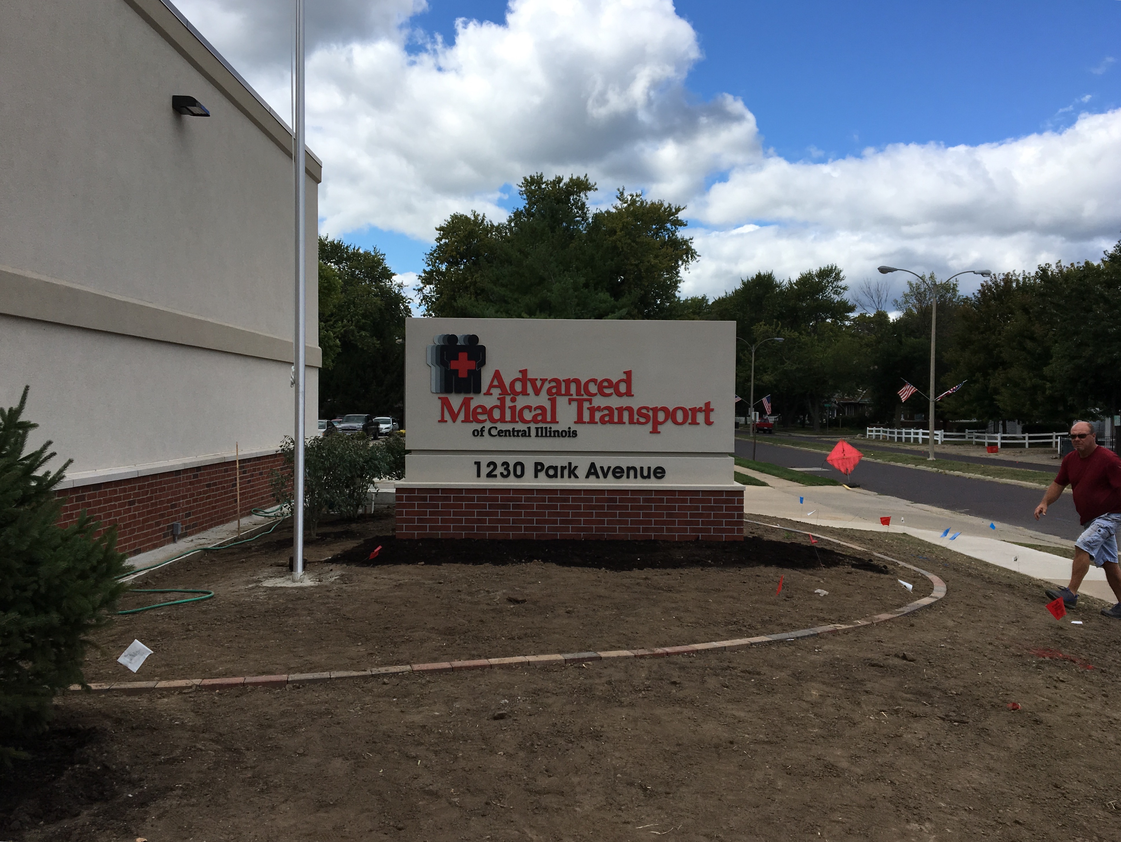 Exterior Business Sign for Advanced Medical Transport