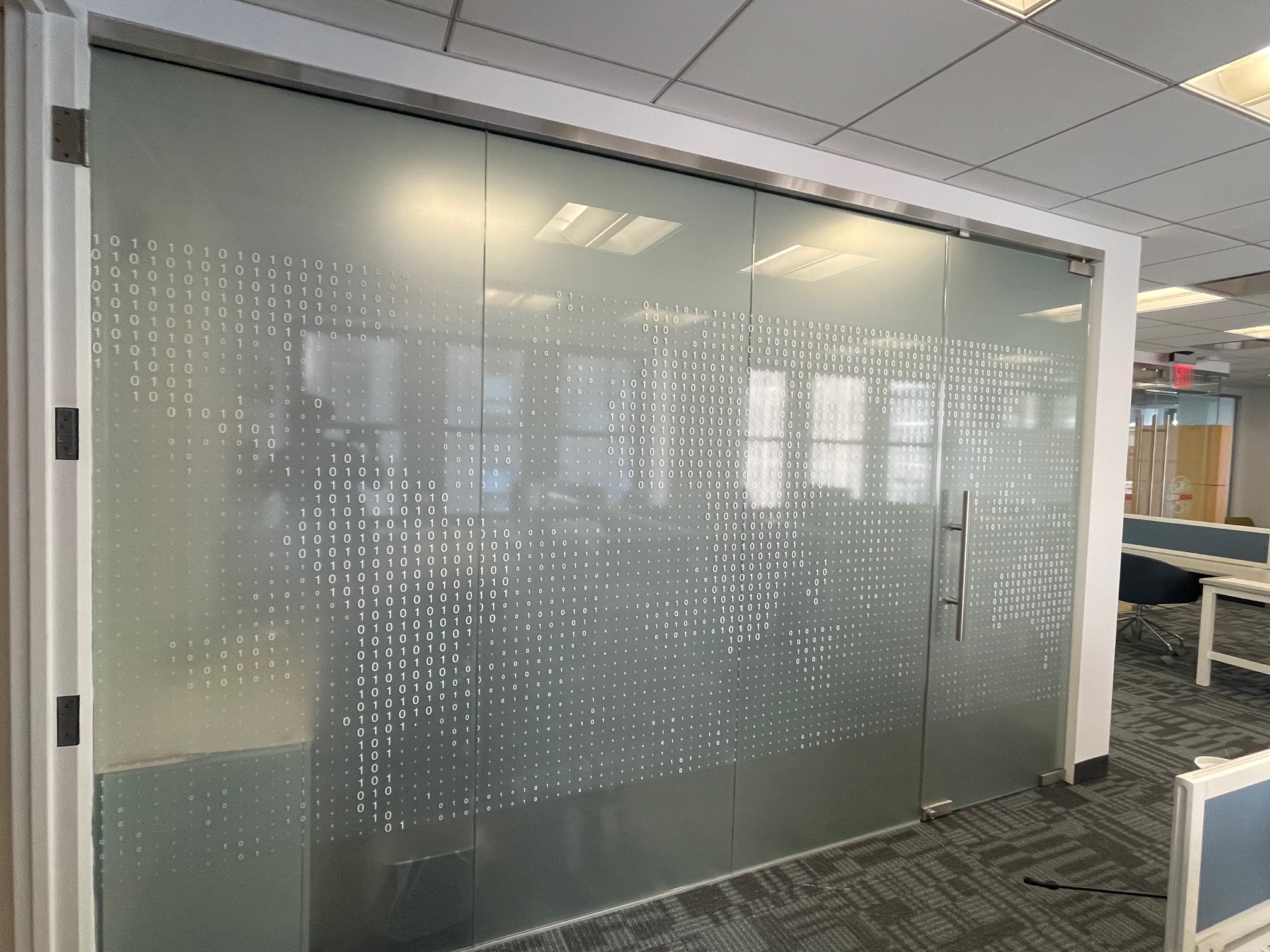 Frosted Vinyl Window Graphics