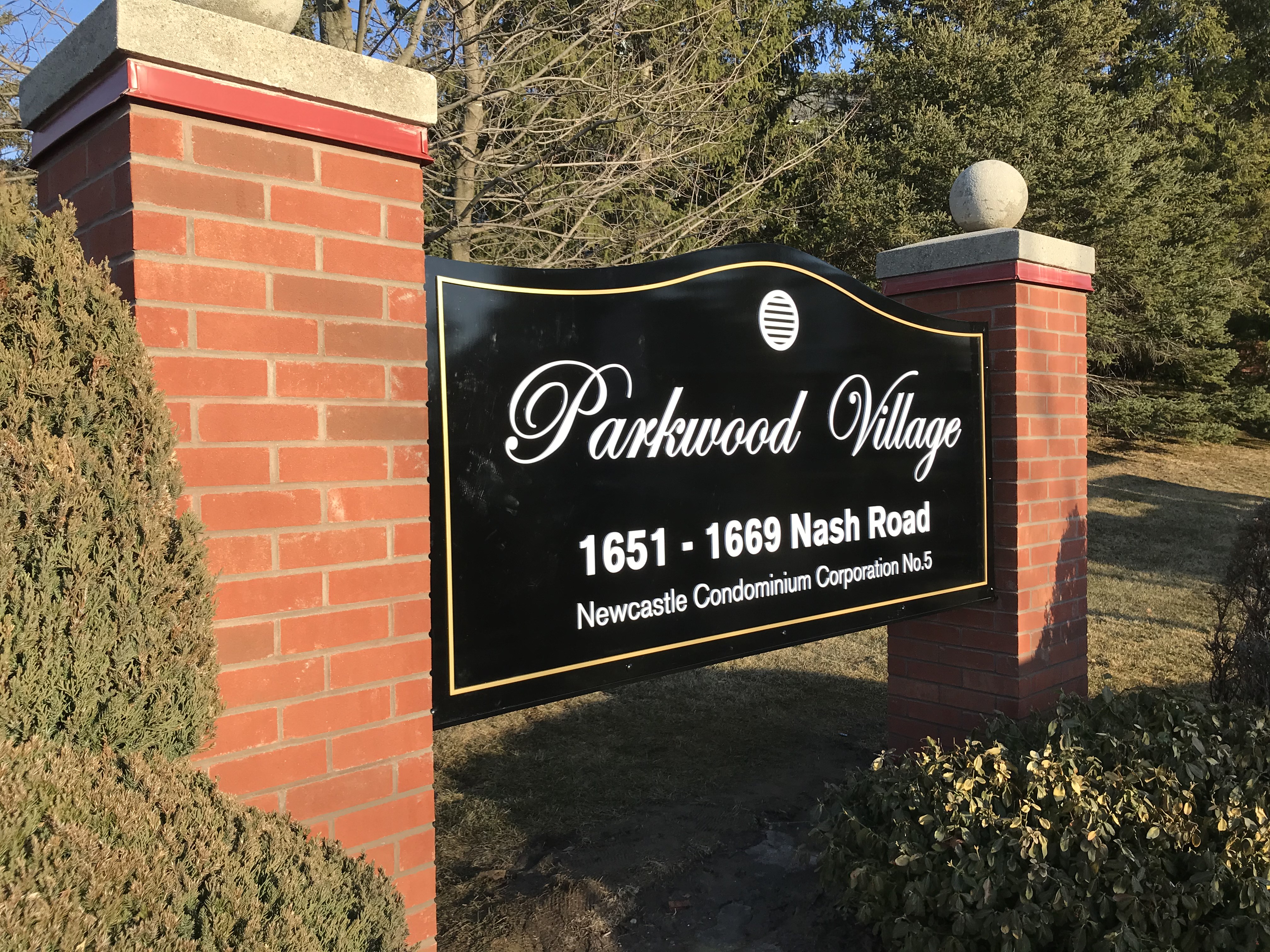 Parkwood Village Monument Sign
