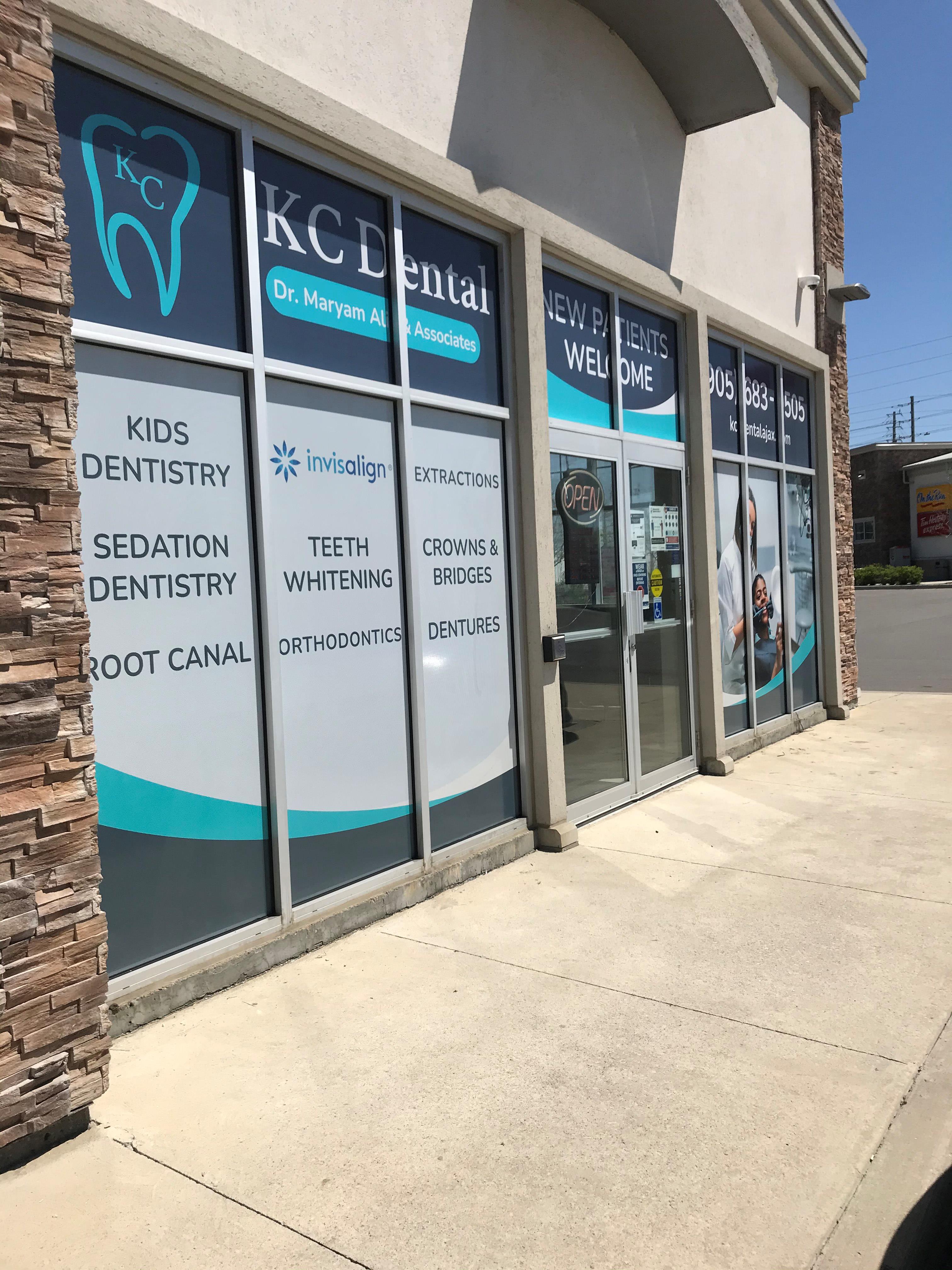 KC Dental Window Graphics