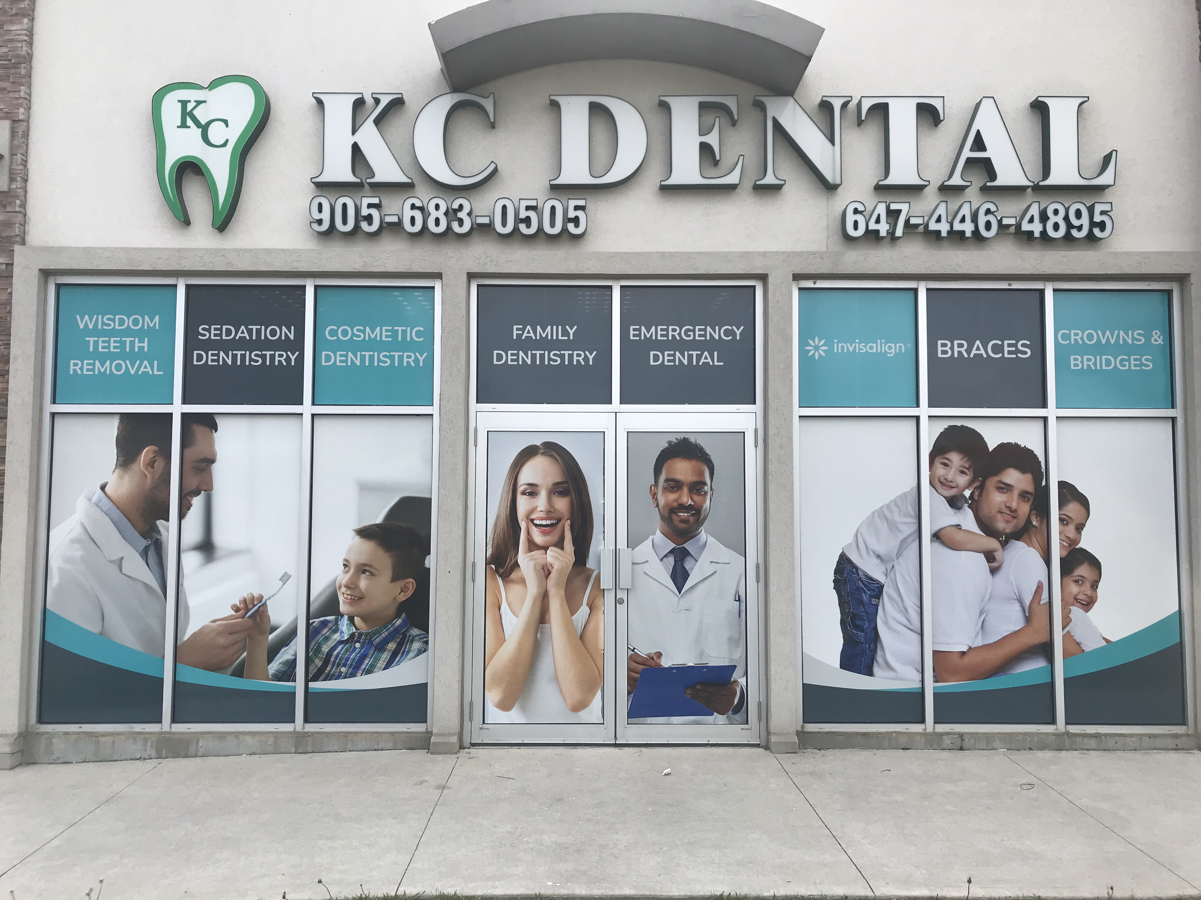 KC Dental Window Graphics
