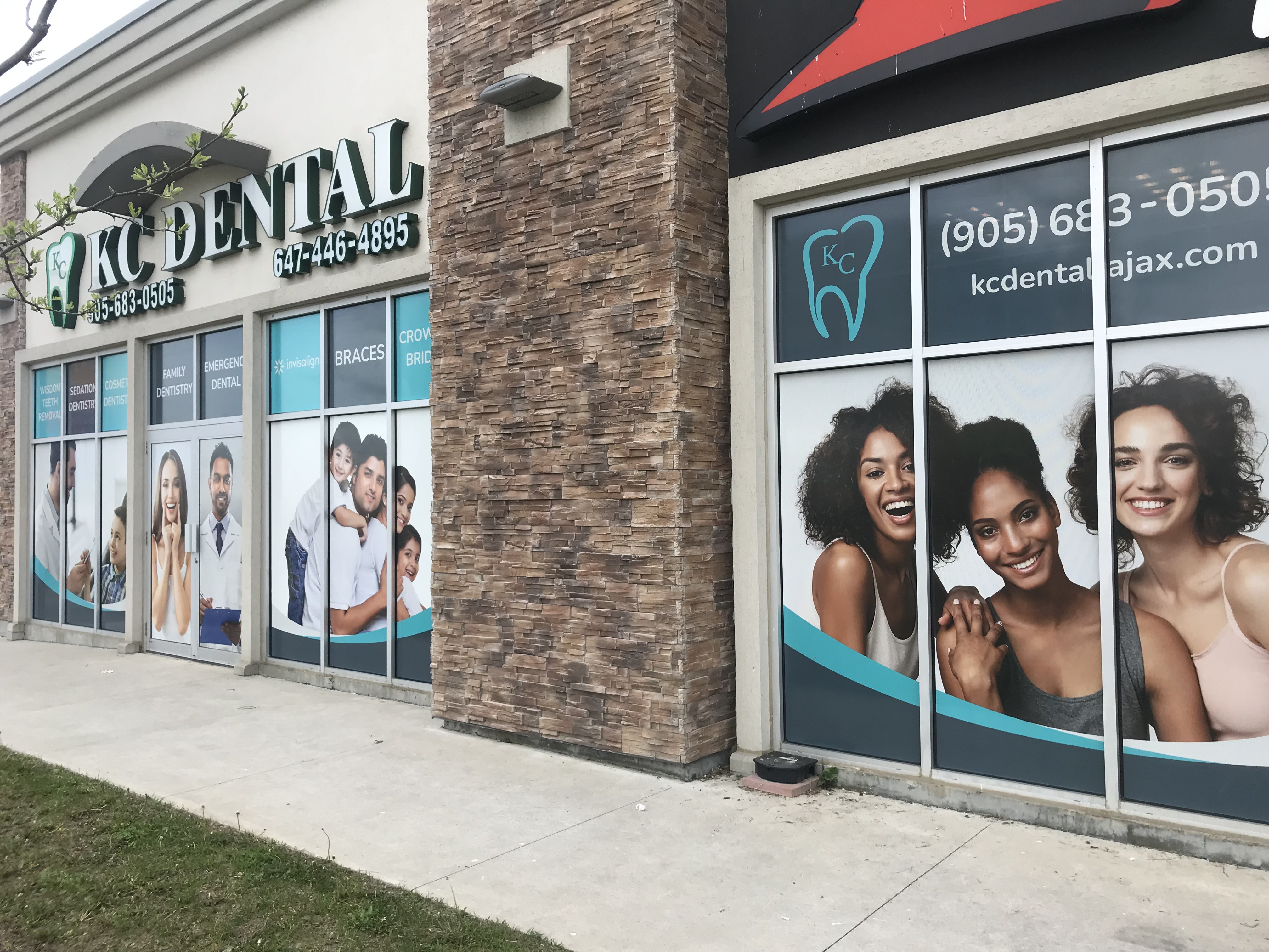 KC Dental Window Graphics