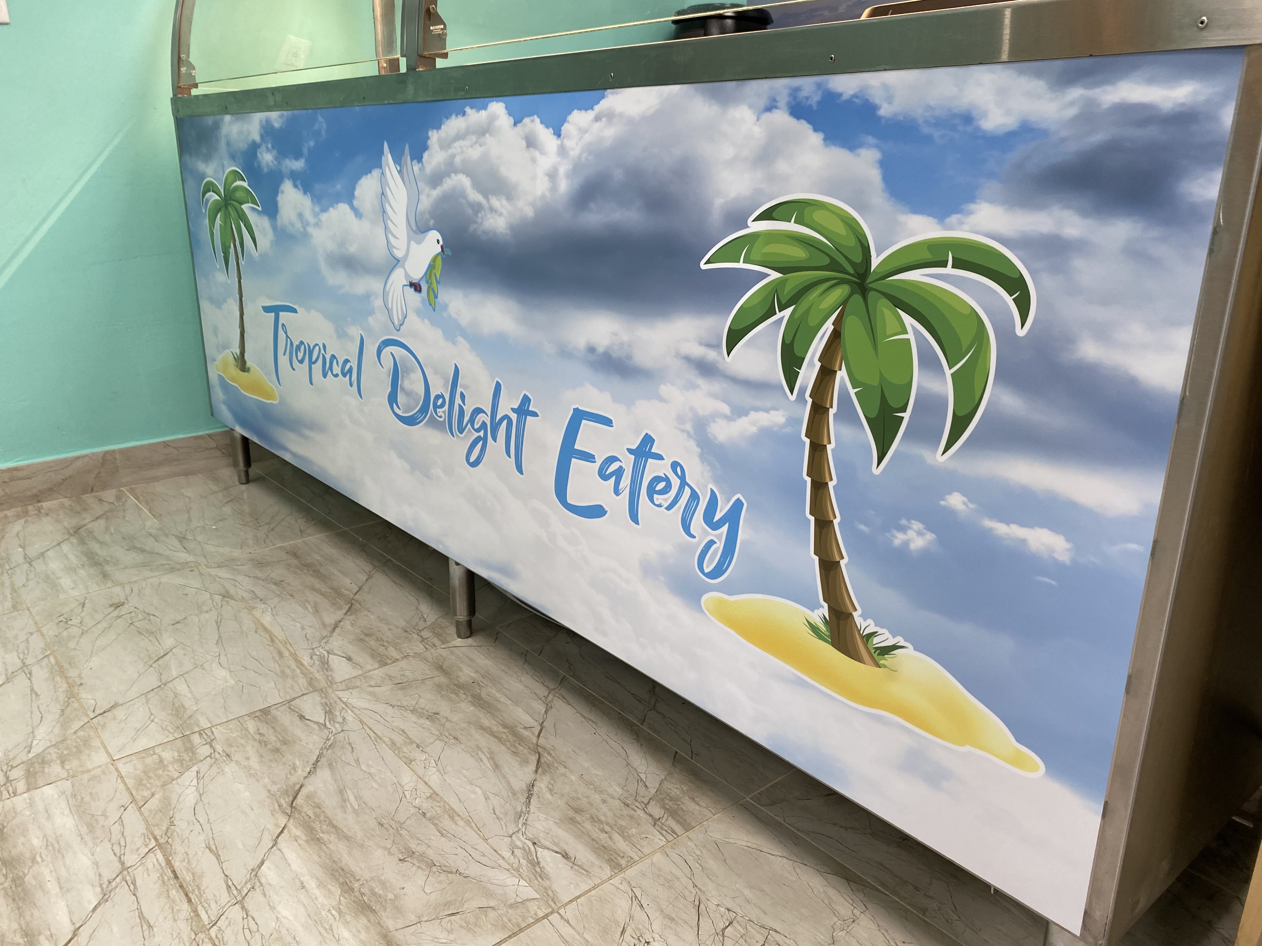 Tropical Delight Eatery Cart Decals