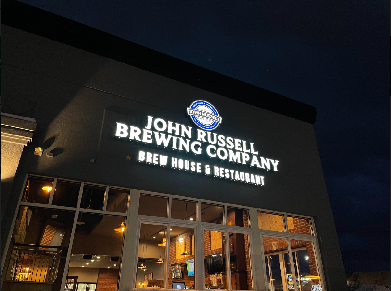 John Russel Brewing Company Channel Letter
