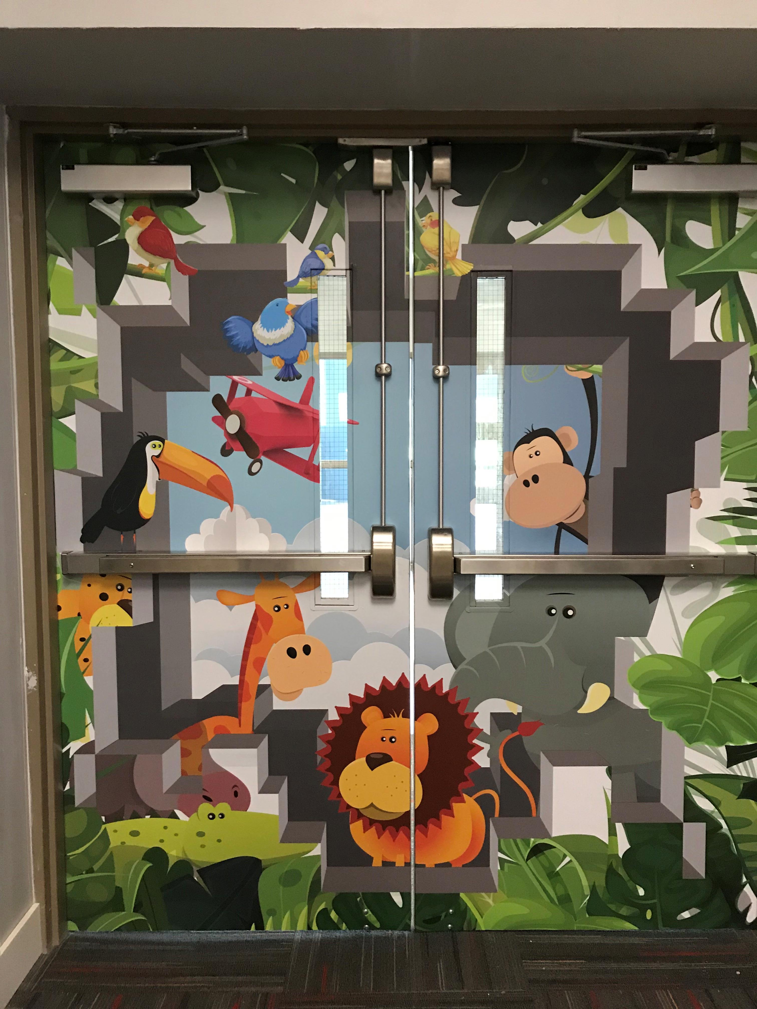 Mile Stone Church Window Graphics