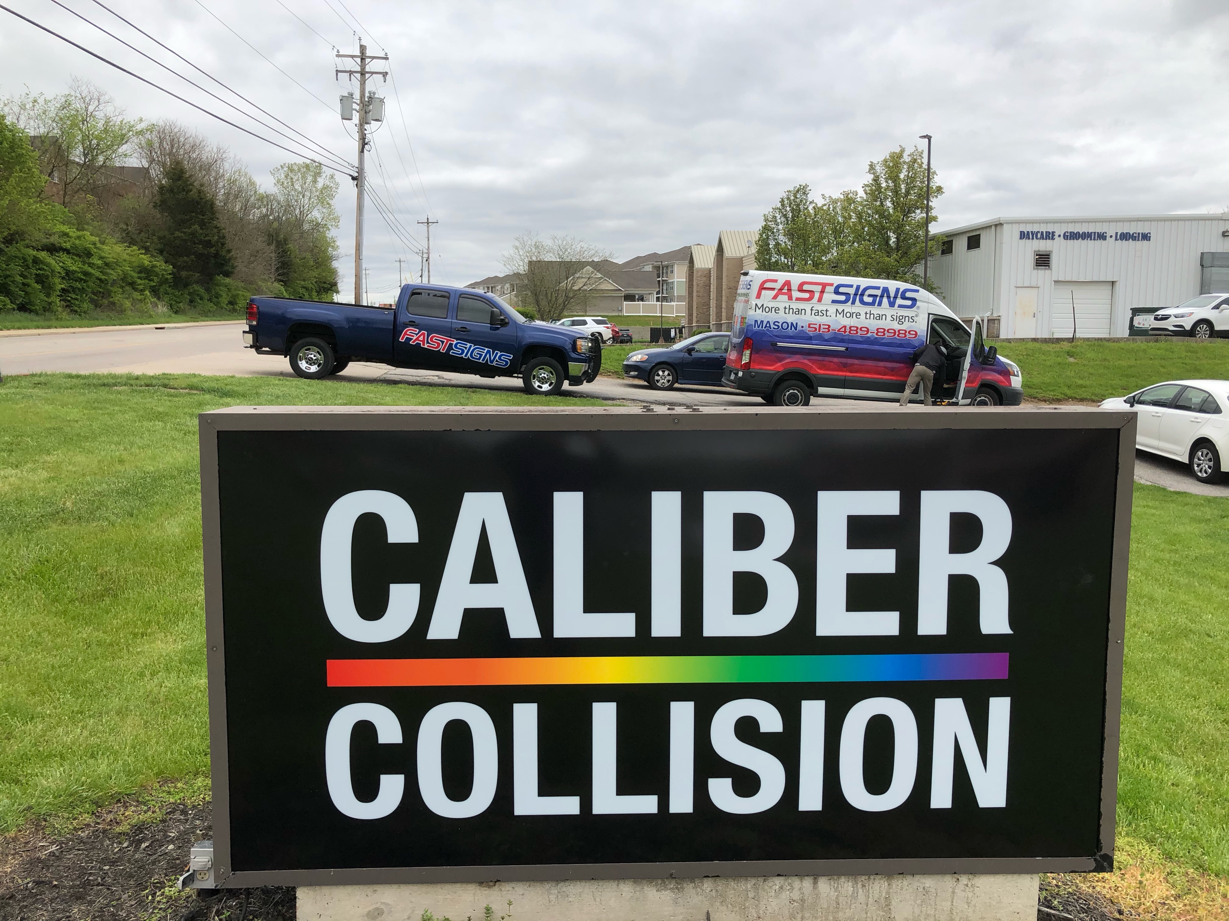 Backlit Monument Sign