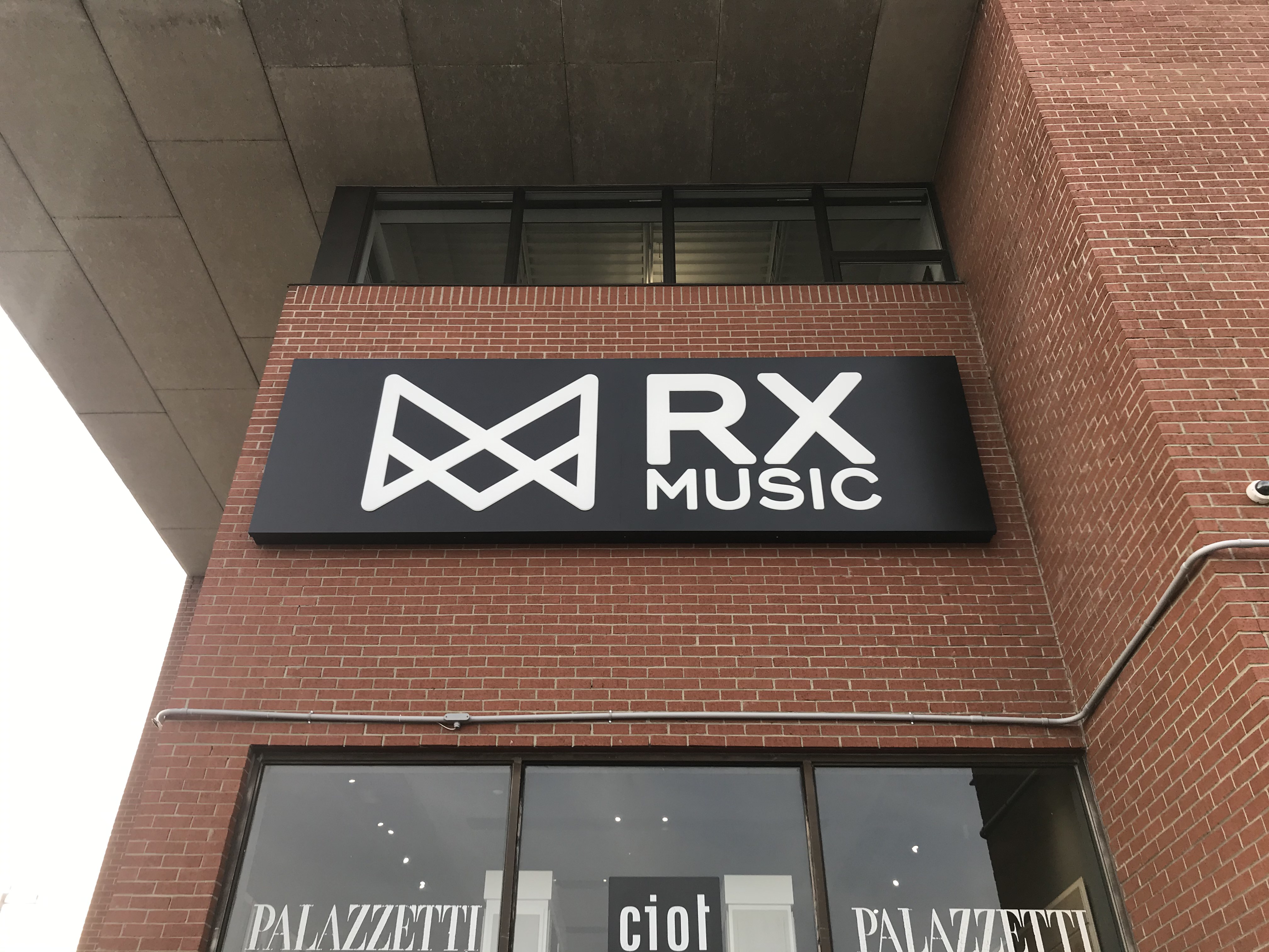 RX Music Channel Letters