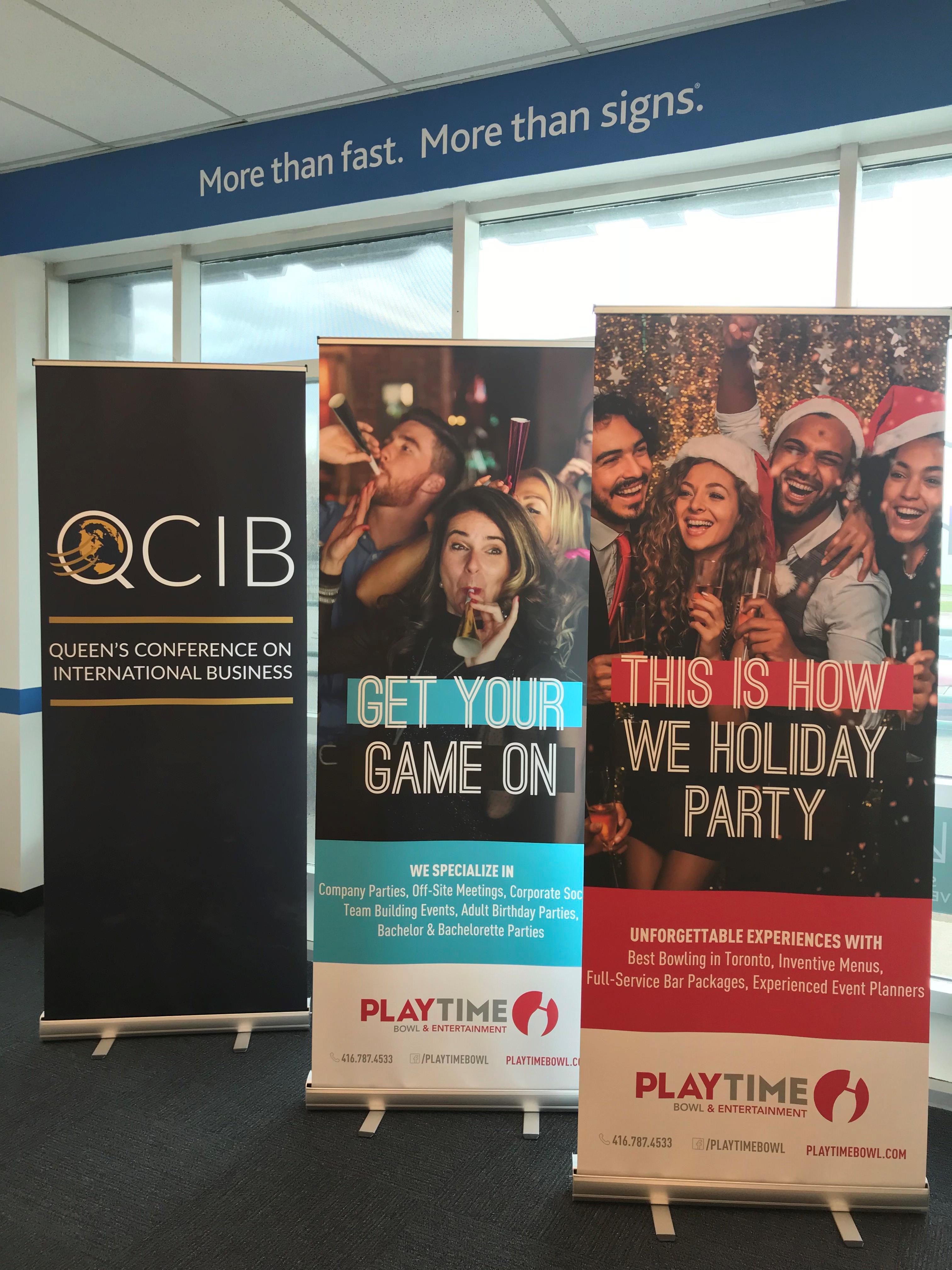 Various Retractable Banner Stands