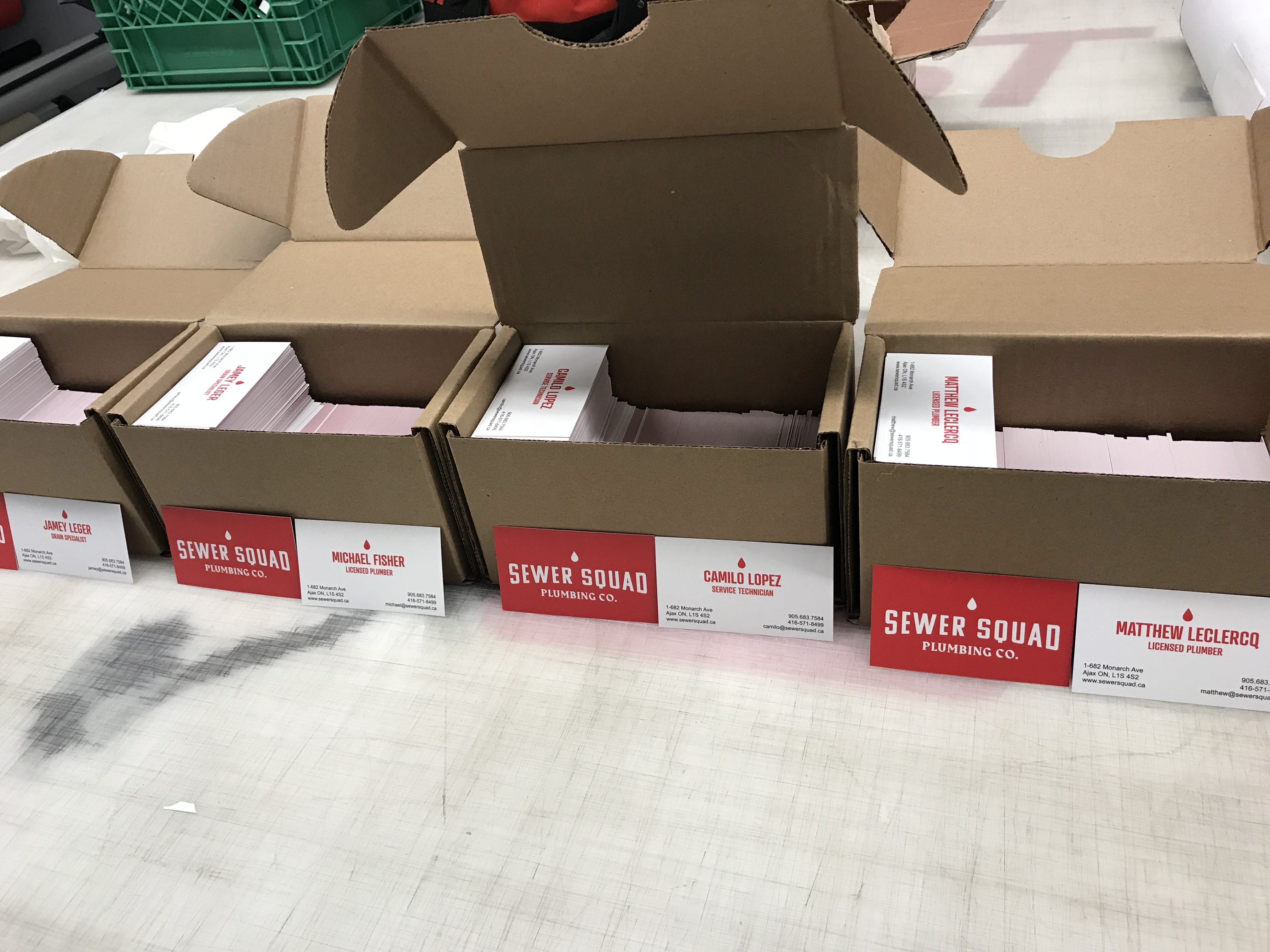 Sewer Squad Business Card