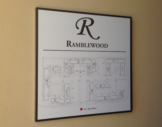 Site Map Wayfinding Signage
