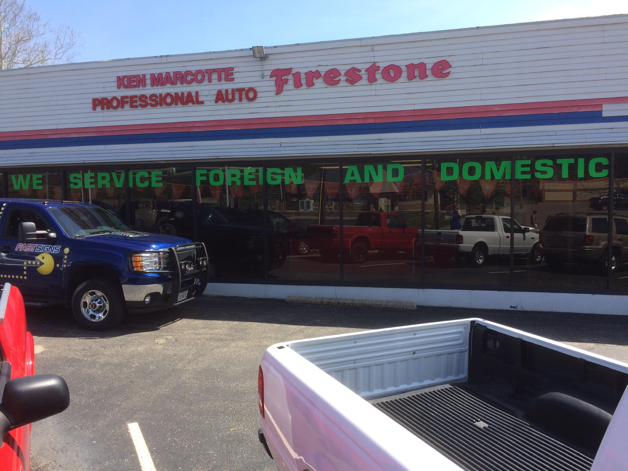 Firestone Storefront Graphics and Signage