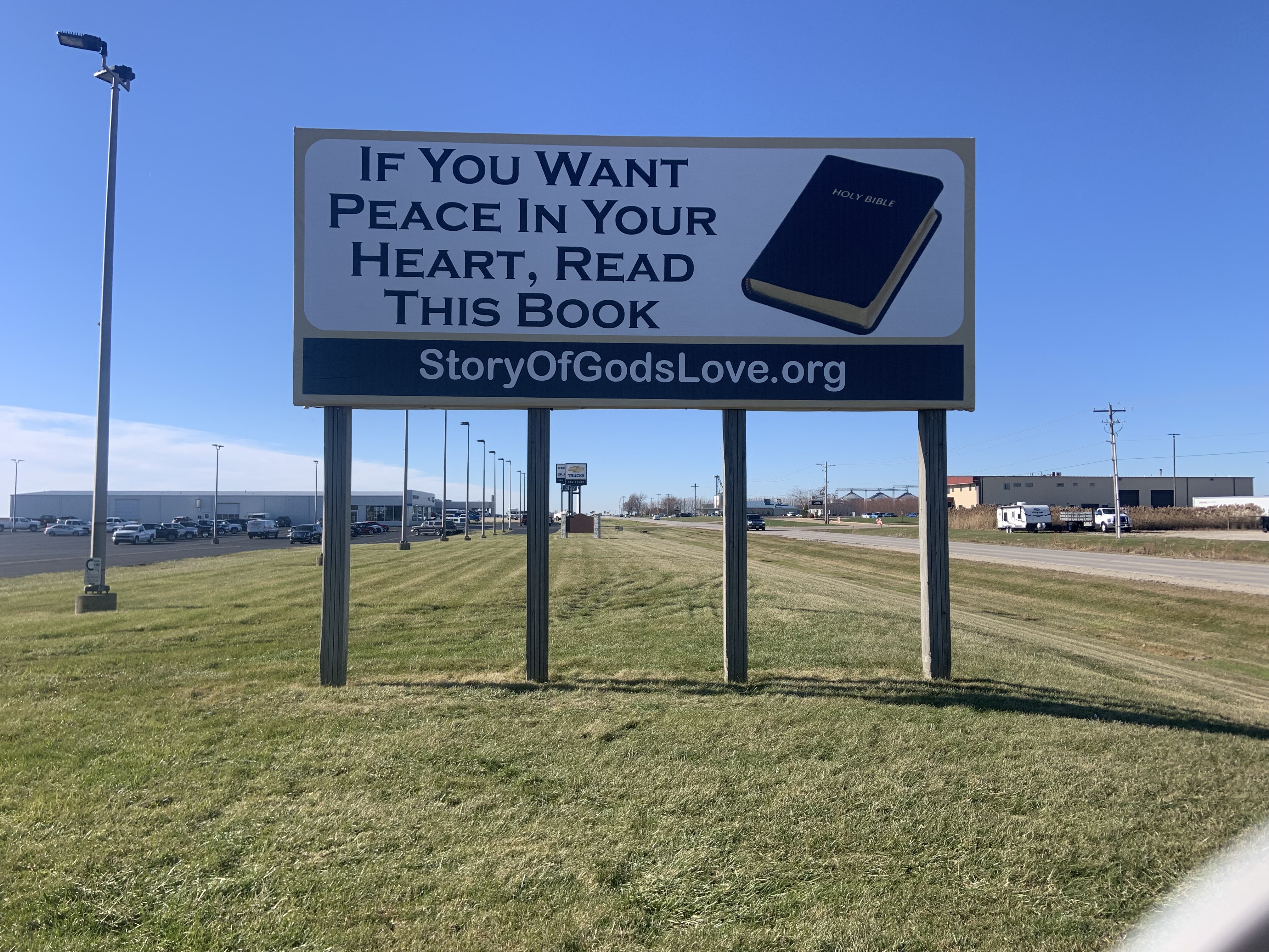 Exterior business sign 