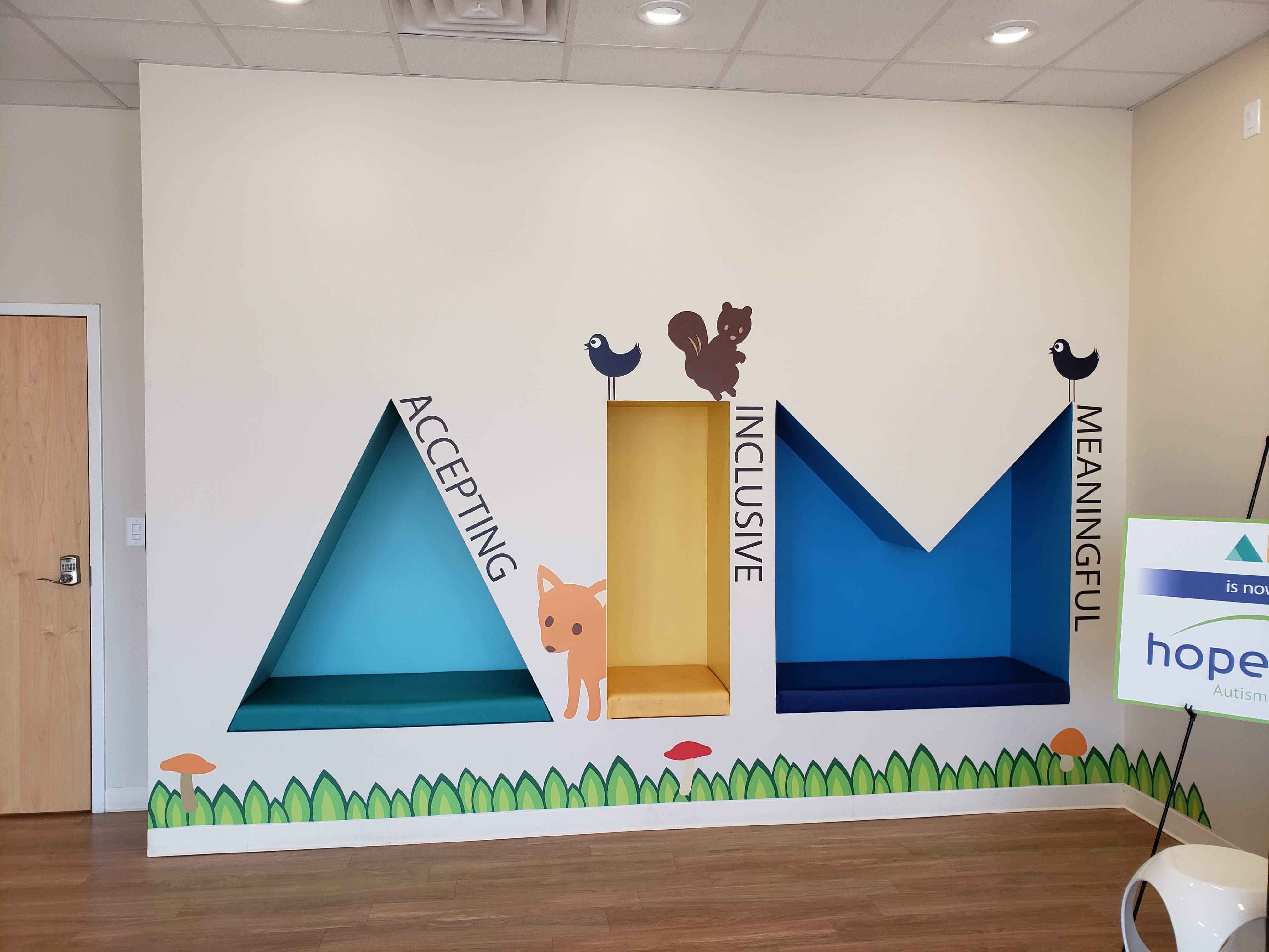 Life Skills Autism Academy Wall Graphics