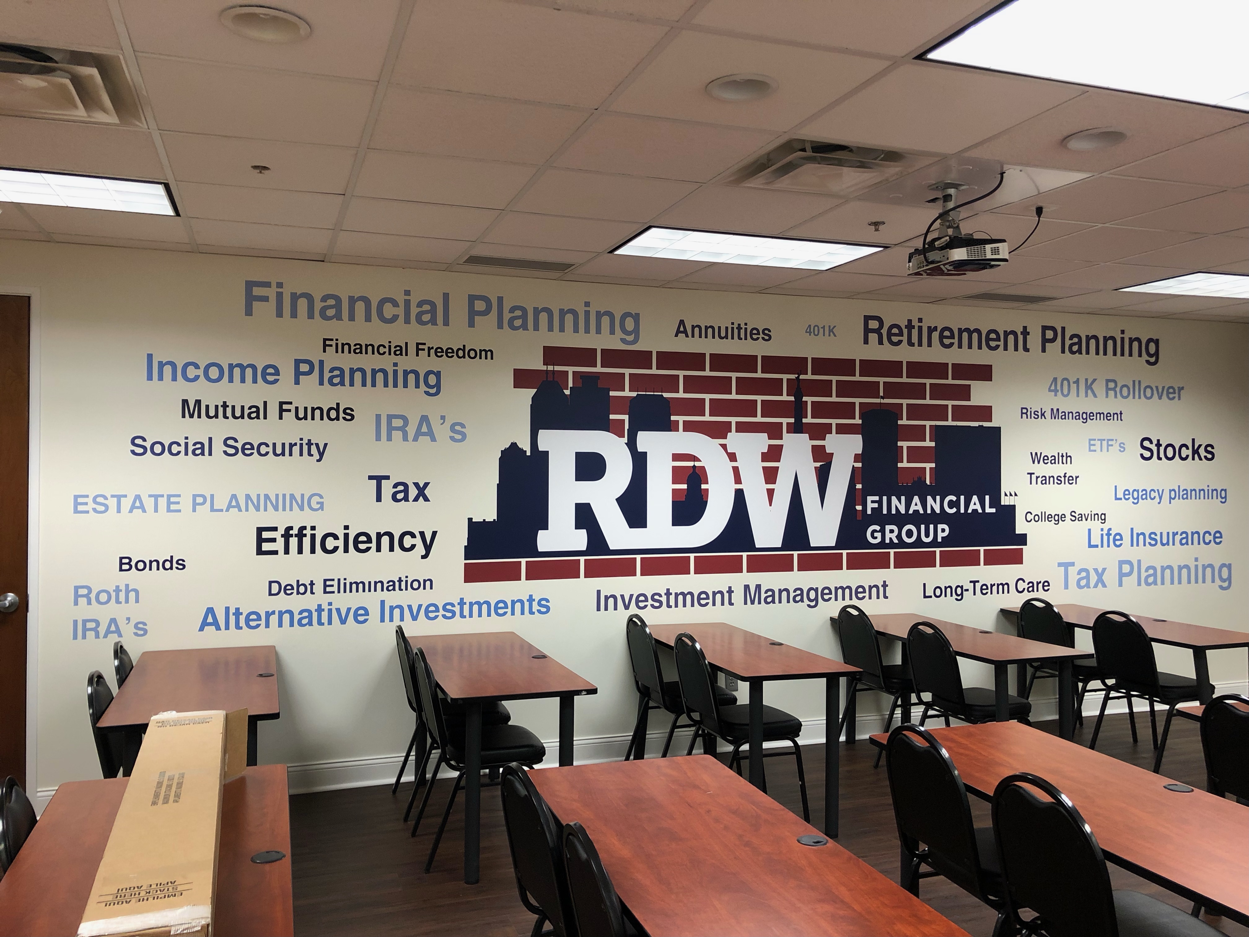 RDW Financial Group Wall Graphics