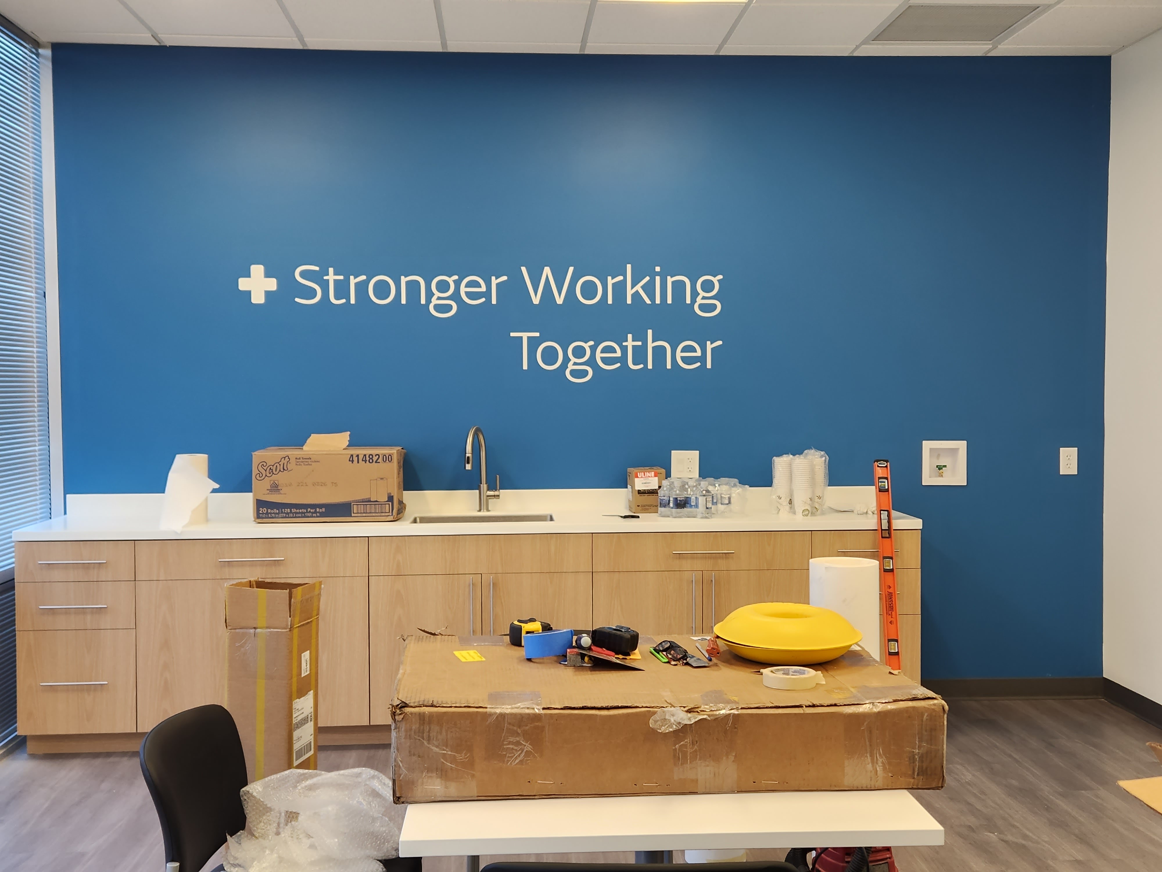 Stronger Working Together Wall Graphic