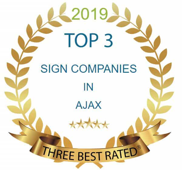 Top 3 Sign Companies in AJAX