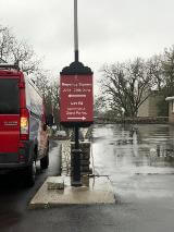 Signage on the street post