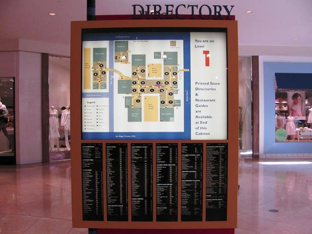 A custom mall directory installed by FASTSIGNS in Houston, Texas