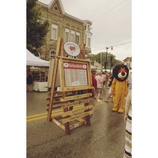 Cedarburg Festival sign