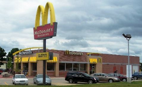 The current style of the McDonald's arches and signage
