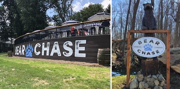 Bear Chasing Brewing Company exterior signage