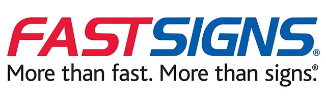 FASTSIGNS current logo with the tagline: More than fast. More than signs.