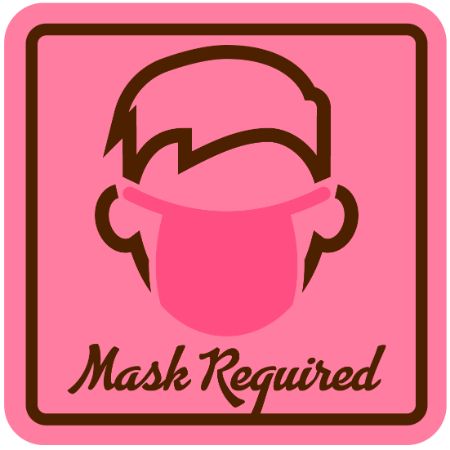 mask required sign