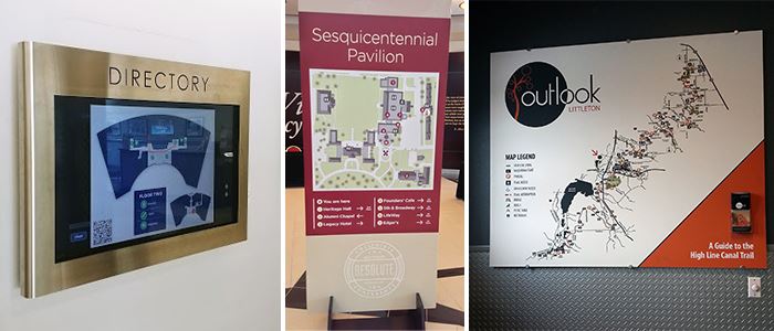 Make wayfinding even easier with digital and print directories.
