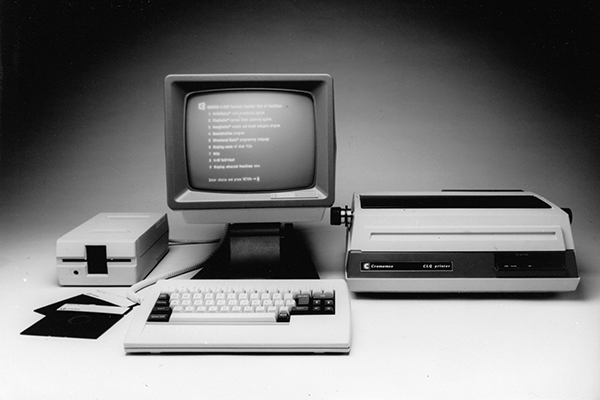 One of the early versions of a modern personal computer