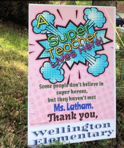 Super teacher sign
