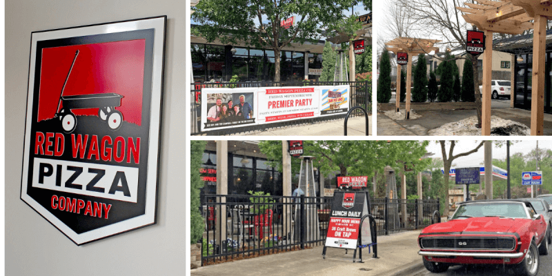 restaurant branded exterior signage