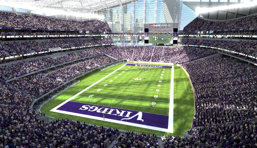 An image of the Minnesota Vikings Stadium