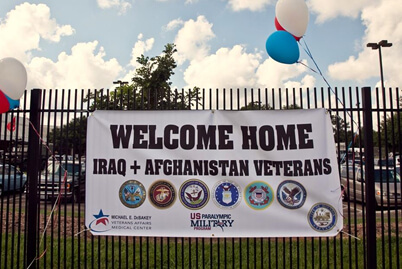 Welcome home sign