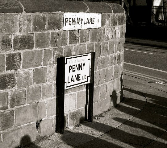 Penny Lane reached iconic sign status after the popular Beatles tune hit the airwaves.