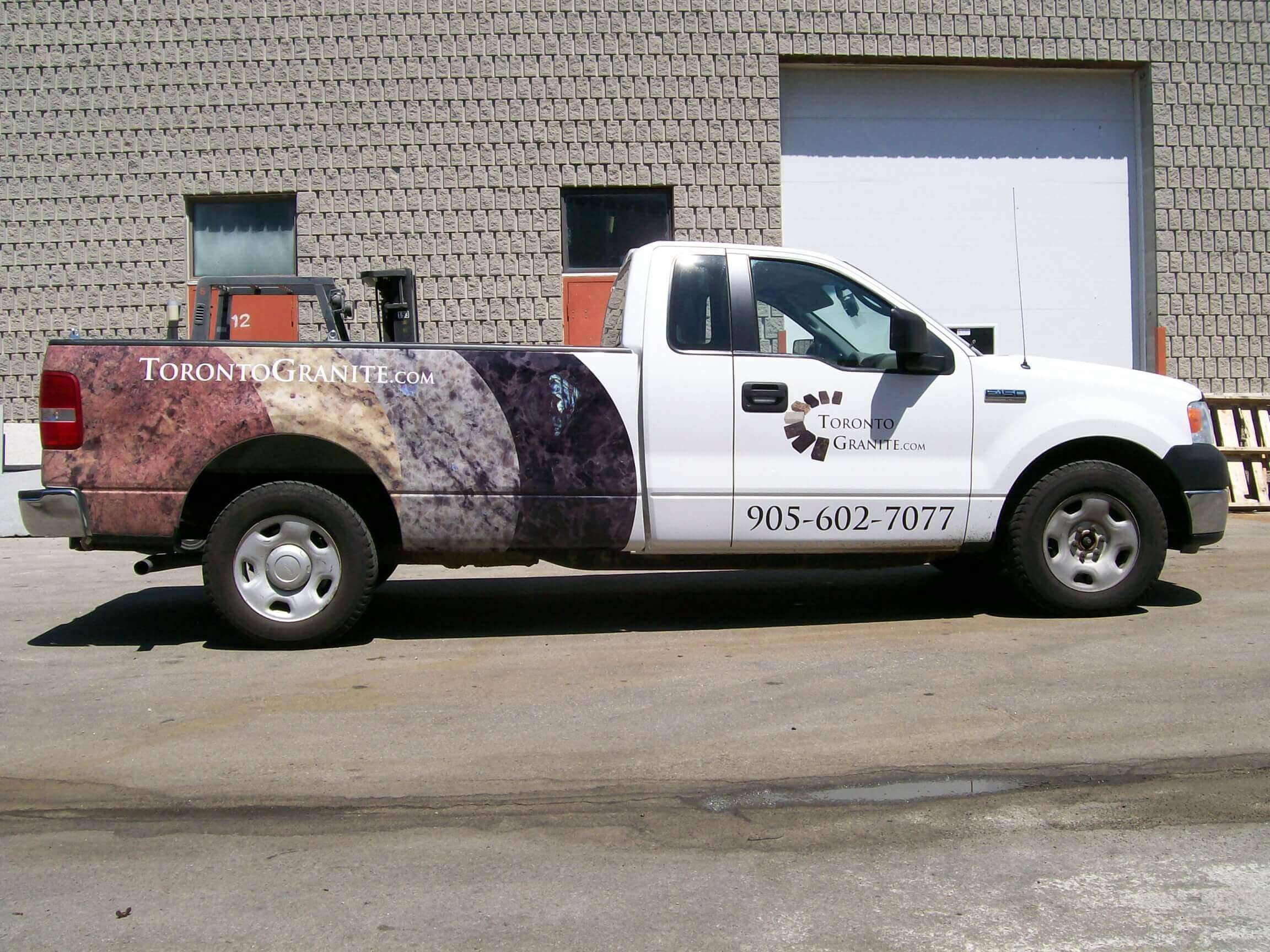 Truck graphic image