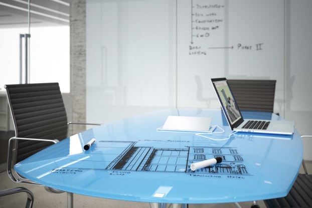 glassboard table