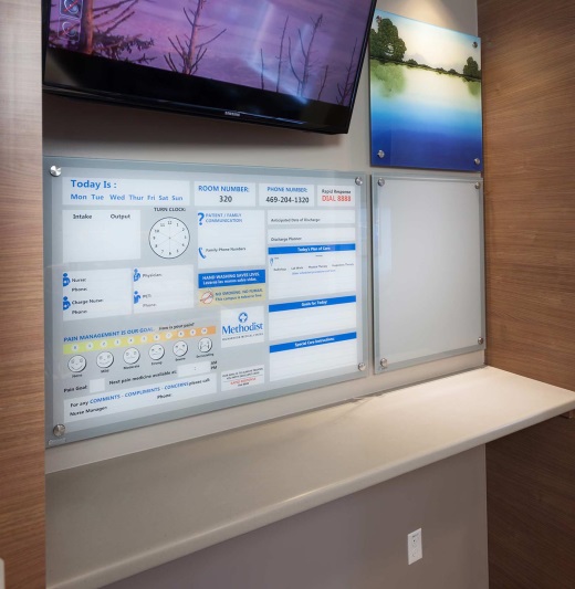 Healthcare glassboards