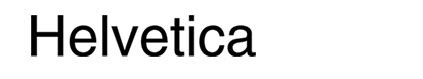 Helvetica font