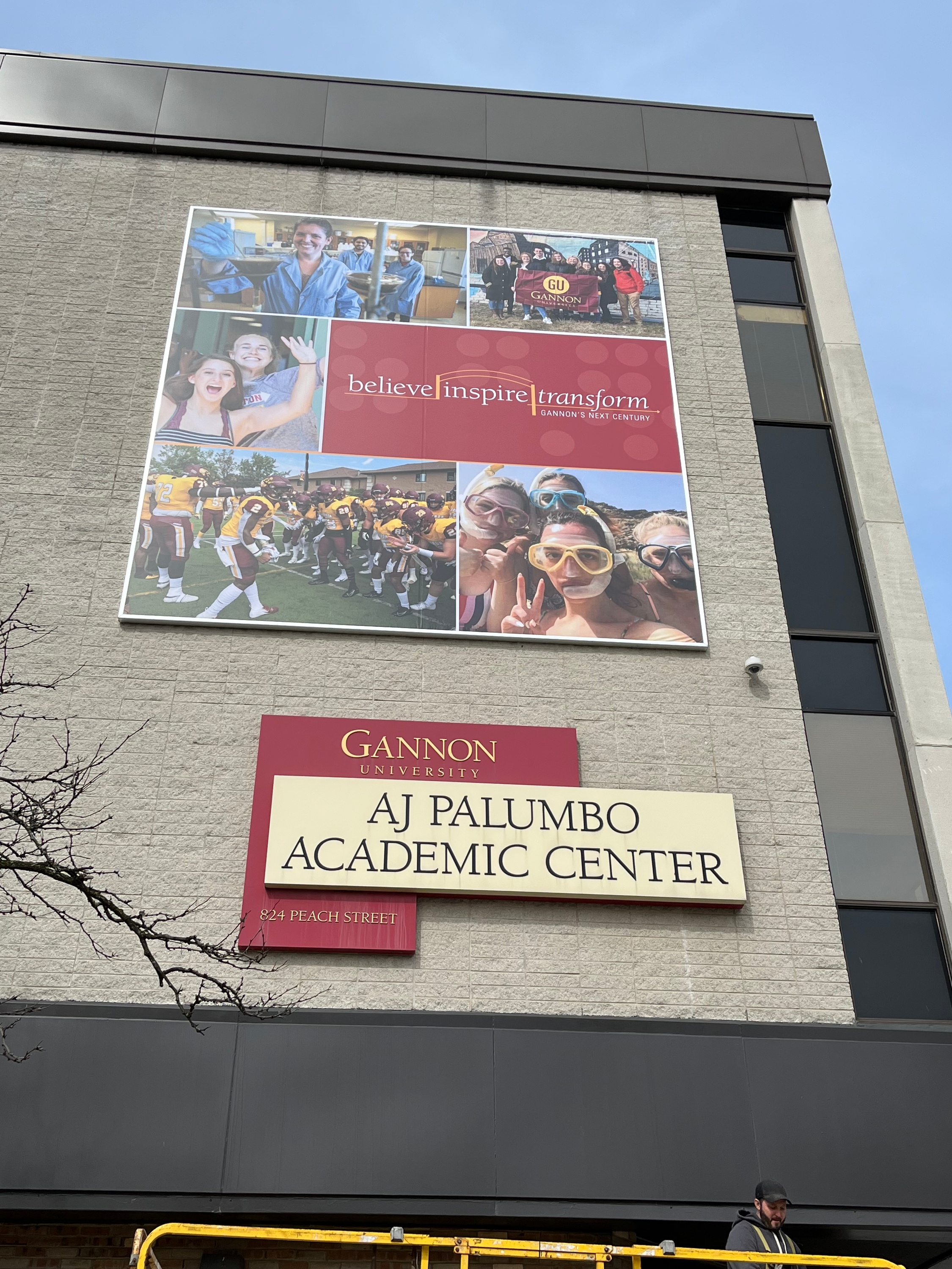 AJ Palumbo Academic Center Exterior Signage